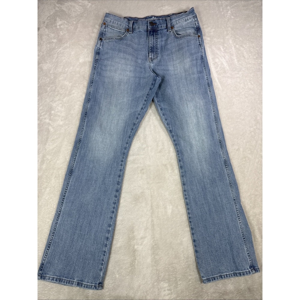 Wrangler Retro Relaxed Fit Bootcut Jeans Men's Size 33X34 Light Wash